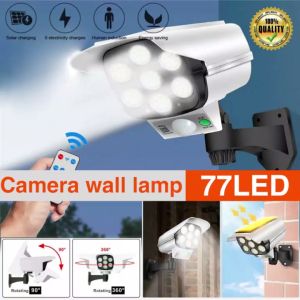ไฟติดผนัง LED โซล่าเซลล์ รูปทรงกล้องวงจรปิด เป็นไฟโซล่าเซลล์รูปแบบใหม่ที่ให้ความสว่างเพียงเท่านั้น ไม่สามารถเบันทึกวีดีโอได้