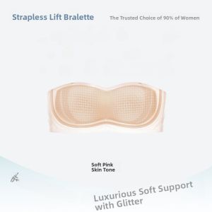 PIER N°5 | Herbal Origin No Strap Bra Women Summer Thin Anti-Slip Gathered Small Chest Invisible Traceless Wrap Chest Bra Vest Pure Color