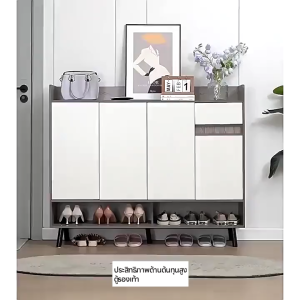 เฟอร์นิเจอร์แต่งบ้าน ตู้เก็บรองเท้า ส่งฟรี ตู้รองเท้า ชั้นสำหรับวาง ชั้นวางของ ความจุขนาดใหญ่ มีช่องระบายอากาศดี