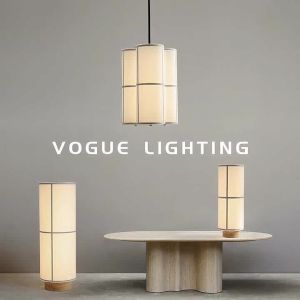 WOGU | Vintage and Simple Modern Zen Style Sheepskin Fabric Pendant Light