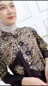 Gamis Shalda Batik Rayon Candi Mekar Kontruksi Terbaik pada Kelas Rayon Keren dan Berkualitas