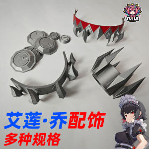 Cosplay Shark Sister Necklace Hand Nail Buckle Maid Shoes Prop Female Shark Tail Cosplay Costume Accessories Custom Made