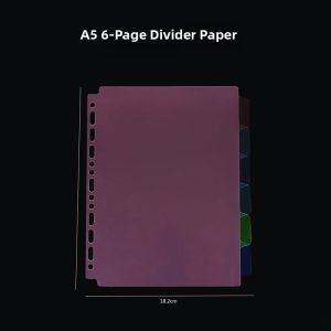 High-End A5 Loose-Leaf File Folder Leather Cover 20-Hole Document Folder 32K Card Storage Folder Multi-Hole Page Insert Folder Office Stationery