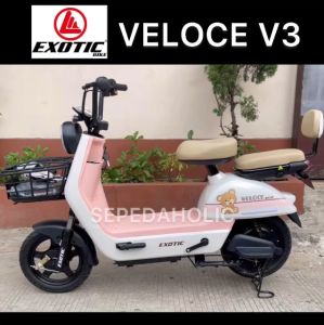 Sepeda Listrik EXOTIC VELOCE V3 500 Watt Electric E Bike BY PACIFIC