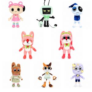 YF Roblox Dandys World Gourdy Poppy Pebble Shelly Plushie Game Merch Cute Plush Cotton Doll FY