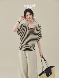 OUYANGXI | Áo Thun Nữ Ngắn Tay Phong Cách Thư thái & Sành Điệu