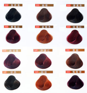 Authentic Gallus Chinensis Pure Plant Hair Dye Brown Grape Purple Anti-Allergic Black Brown Five Beizi Hair Color Cream