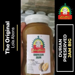 The Original Lola Abons Davao | Special Durian Jam Preserved Small and Big Bottles