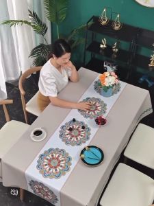 Media ผ้าปูโต๊ะ PVC ผ้าคลุมโต๊ะอาหา ผ้าปูโต๊ะในครัว ผ้าปูโต๊ะสี่เหลี่ยม ผ้าปูโต๊ะสุดหรูระดับพรีเมียม กันน้ำ กันน้ำมัน ทนต่ออุณหภูมิสูง ทำความสะอาดง่าย