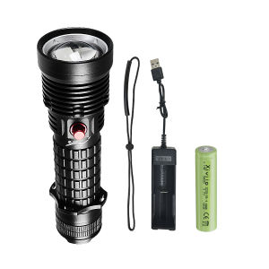 8000000LM High Power LED Diving Flashlight IPX68 Waterproof Professional Diving Light Underwater 500m Dive Torch With Hand Rope