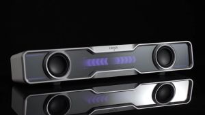 EDIFIER QS30 ซาวด์บาร์คอมพิวเตอร์  พร้อมไฟไดนามิก Bluetooth V5.4 เพิ่มเสียงเบส ไมโครโฟนในตัว