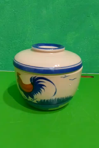 Thố đựng mỡ vẽ gà đường kính 15 cm (1000ml)
