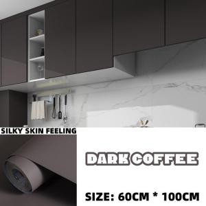 10m Wallpaper Self Adhesive Thickened Skin Feel Wall Sticker Waterproof Kitchen Wardrobe Desktop Cabinet Furniture Renovation