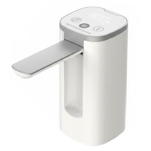 Electric Water Pump for 2-5 Gallon Bottled Water Dispenser Digital Display Automatic Operation with Foldable Spout