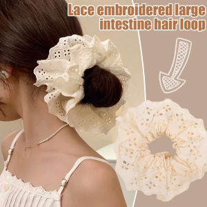 【♡Lovely girls house♡】Large Scrunchies Lace Hair Tie Fashion Korean Hair Accessories Hair Rope