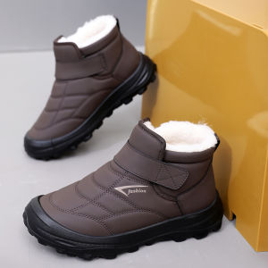 2025 Winter New Mens Cotton Shoes with Fleece for Warmth Comfortable Versatile Casual Anti-Slip Durable Shipping Mens Shoes