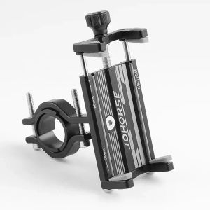 For Bicycle Phone Holder Reliable MTB Phone Mount Stand Bicycle Aluminum Adjustable Bike Phone Nonslip Holder