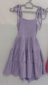 BEA DRESS FOR YOUNG GIRLS IN BARKCREPE FABRIC FIT FOR AGES 6-10 YRS/O