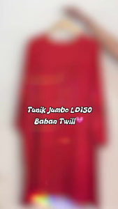 Tunik Jumbo Ld 150 Cm Model Polos Kekinian - Thiara Tunik