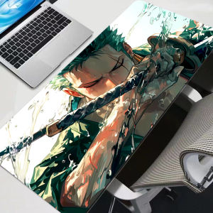Bandai | One Piece Roronoa Zoro Anime Mousepad HD Print Gamer Locking Edge Thảm Cao Su Cho Bàn Phím Và Chuột PC - Tương Thích Csgo