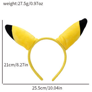 Pokemon Pikachu Hairband Adorable Durable Multifunctional Essential for Park Visits Comfortable Headwear