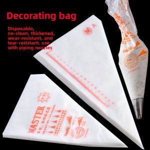 Thickened Baking Tools Whipped Cream Bags Cookie Soluble Beans Filling Pastry Bags Set for Baby Complementary Food Cake Baking
