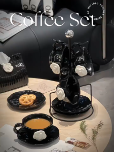 Ceramic Coffee Cup Afternoon Tea Cup Saucer