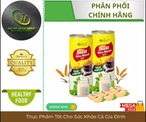 LỐC 6 LON - CG FOOD Sữa Đậu Nành Lon Cao 245 ml