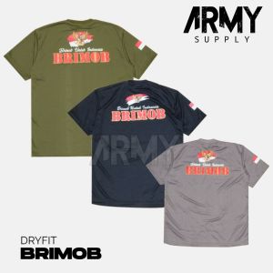 Armysupply Kaos Polisi Brimob Lengan pendek baju kaos olahraga Polisi Brimob