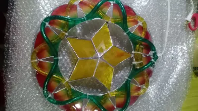 AUTHENTIC CAPIZ MINI PAROL in 110volt ALL LED FLEXI LIGHTS