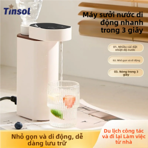 Máy Làm Nóng Nước Mini Di Động 2000W Với Tính Năng Làm Nóng Nhanh Chóng Trong 3 Giây Tương Thích Với Nước Khoáng Và Nước Đóng Chai