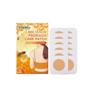 South Moon Bee Venom Psoriasis Care Patch Skin Moss Repair Anti-Itch Hand Foot Dermatitis Eczema Antibacterial Swelling Relief Rash Care Patch Anti-Bacterial Plasters  (12pcs)