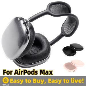 【Fast Shipping】 1Pair Case For AirPods Max Silicone Case True Wireless Headphone Shockproof Protector with Anti-slip Two Side for Air Pods Max Cases