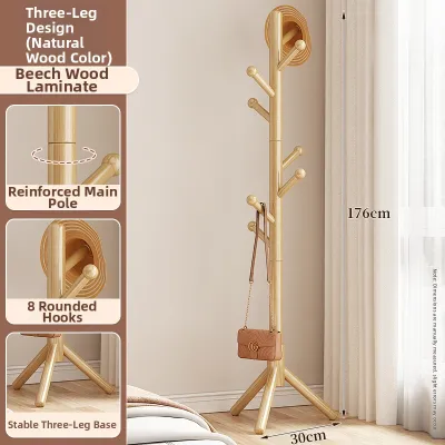 MU FENG ZHI NAN | Bedroom Clothes Hanger for Nighttime Use Wooden