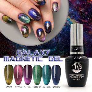 JL Essentials’ Galaxy Magnetic Gel (GMG) Color Gel Polish 5D Cat Eye Needs Magnet 15ml
