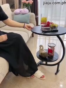 2 Layer Side table for Living room Bedside Sofa Coffee table Nightstand for Bedroom Sofa Shelf Corner table Coffee table