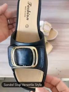 Sandal Slop Slip On Sol Tebal Versatile Style  Anti Slip