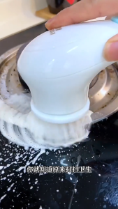 Electric Cleaning Brush Set Replaceable Cleaning Heads Scrubber Electric Spin Scrubber