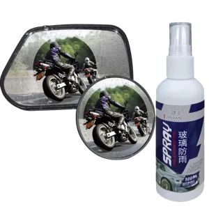 กันน้ำสำหรับกระจกรถยนต์ 100 มล. ป้องกันหมอกหน้าต่างสเปรย์เคลือบตัวแทนกันน้ำเงาทำความสะอาดกระจกยาวนาน