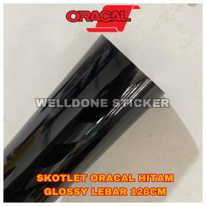 Stiker mobil dan motor Oracal hitam doff dan glossy kualitas premium stiker wrapping full body mobil dan motor