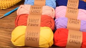 IFS ไหมผ้ายืด T-Shirt Yarn ไหมถักผ้ายืด เนื้อนิ่ม ถักง่าย ไหมถักกระเป๋า ขนาด 100กรัม ไหมพรมผ้ายืด มีหลายสีให้เลือก 49สี