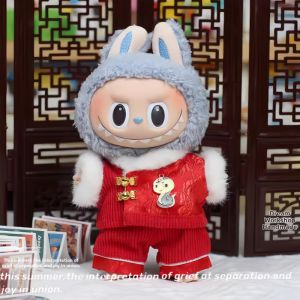 For Labubu Camera Style Clothing 17cm