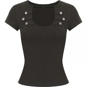 Body-shaping Women T-shirt Korean Style Lyocell