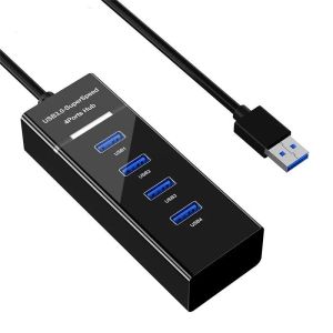 USB HUB 3.0 5Gbps with 4-PORT HUB SUPER HI-SPEED & HIGH QUALITY COMPATIBLE FOR EXTENSION HUB PCLAPTOP ETC