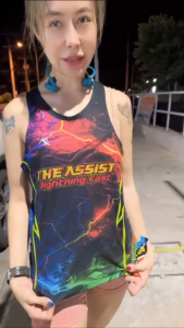 เสื้อวิ่ง เสื้อกล้าม ออกกำลังกาย รุ่น Top-TA202 Lightning Fast