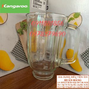 🍀Phụ kiện chính hãng🍀 Cối thuỷ tinh dao xay máy xay sinh tố Kangaroo KGBL600X