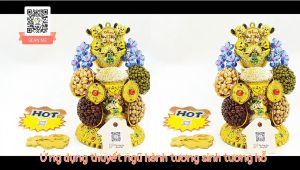 Tháp Tỏi Ông Địa Đậu Ngũ Sắc Tài Lộc - TỎI CÁT TƯỜNG