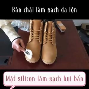 Bàn Chải Đánh Giày 3 Mặt Chuyên Dùng Cho Da Lộn Làm Sạch Bụi Bẩn Và Đánh Mịn Bề Mặt Da Lộn Da Nubuck