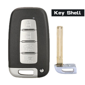 KEYECU Smart Remote key Fob 4 Button 433MHz ID46 Chip for Hyundai I30 IX35  for Kia Forte Soul Rio Borrego Sorento 2009-2014
