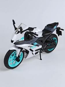 Mô Hình Thu Nhỏ Xe Máy R1 R3 Bằng Hợp Kim Tỷ Lệ 1:12 Có Đèn & Âm Thanh Bánh Xe Có Thể Xoay Đồ Chơi Trang Trí Bàn Dành Cho Lứa Tuổi Từ 14 Trở Lên